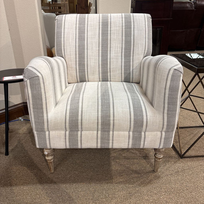 Striped Fabric Accent Chair(BAI)
