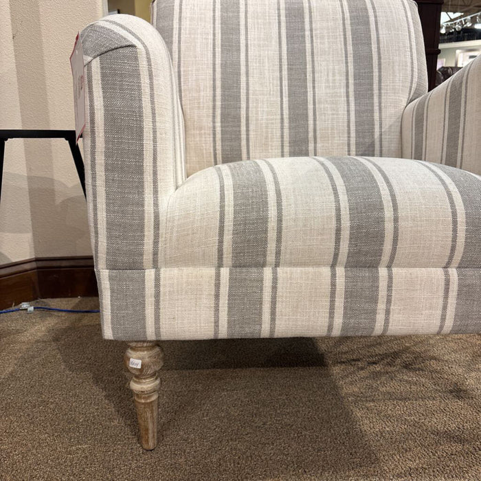 Striped Fabric Accent Chair(BAI)