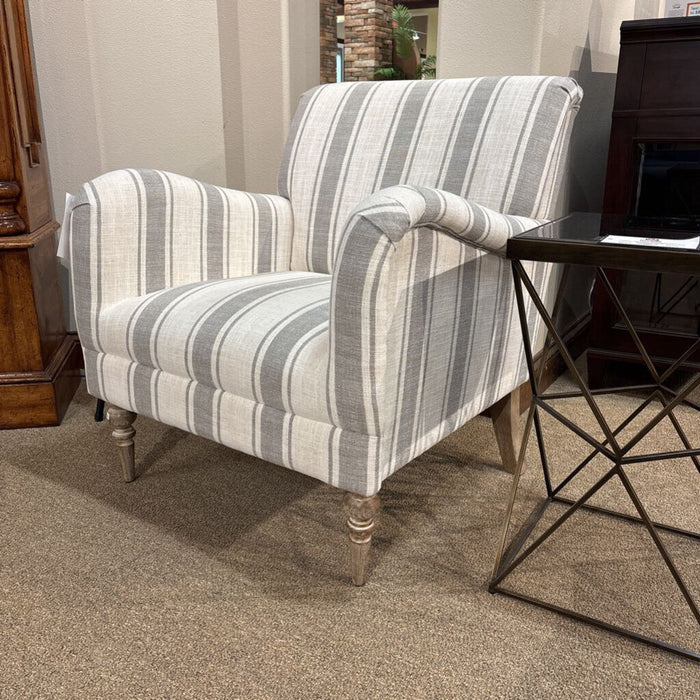 Striped Fabric Accent Chair(BAI)