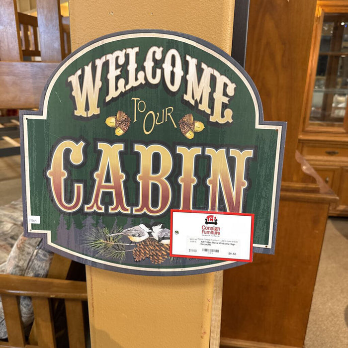 Misc Metal Welcome Sign Decor(M)