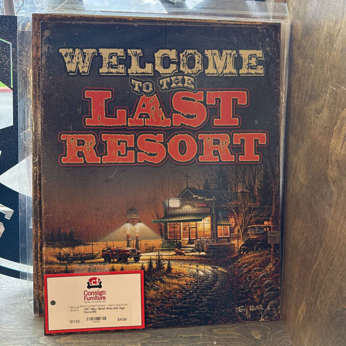 Misc Metal Welcome Sign Decor(M)