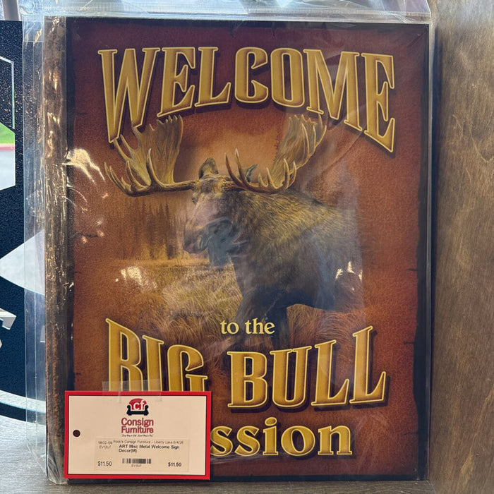 Misc Metal Welcome Sign Decor(M)