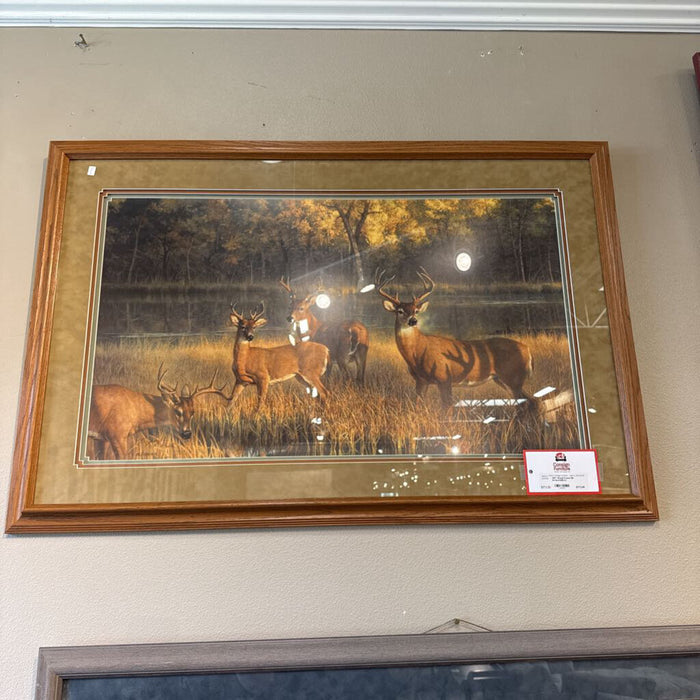 Wood Frame Elk Artwork(BLA)