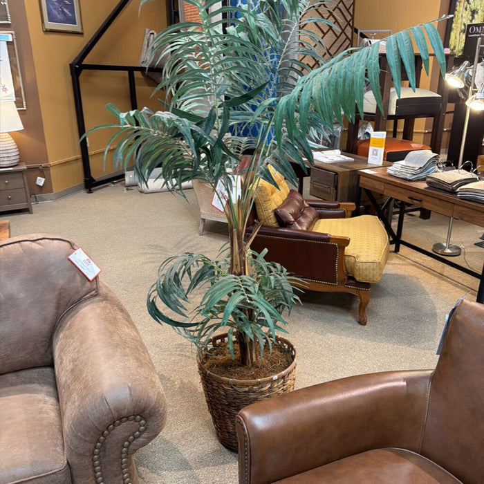 Large Wicker Basket Faux Plant(SK)