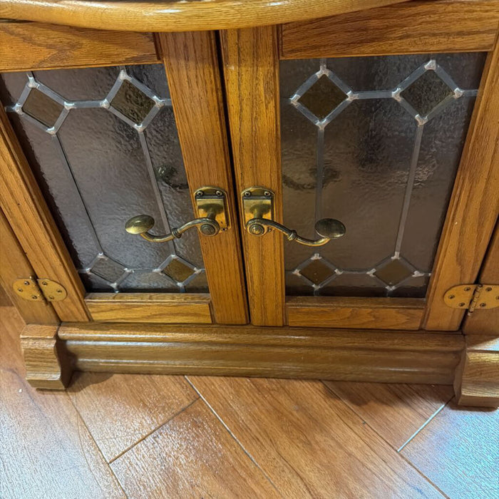 Oak 2 Door Small Cabinet (KL)