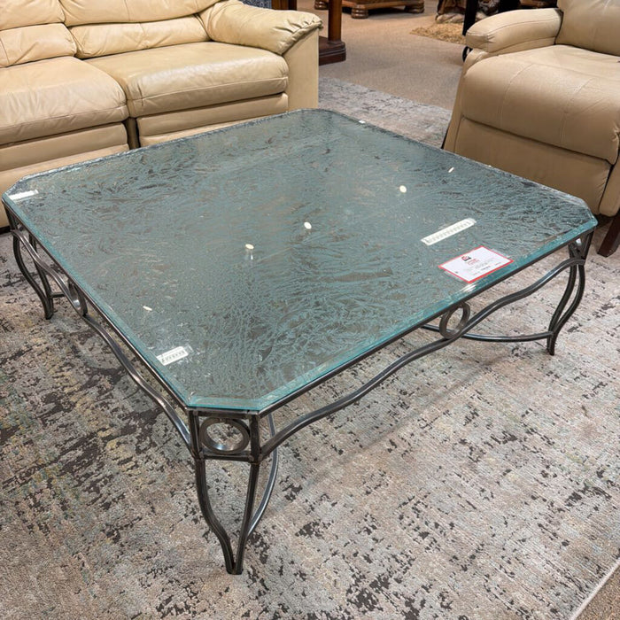 Glass Art Top Coffee Table (LSH)