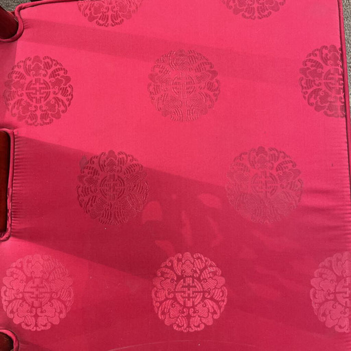 S/2 Oriental Red Cushion Chairs(SK)