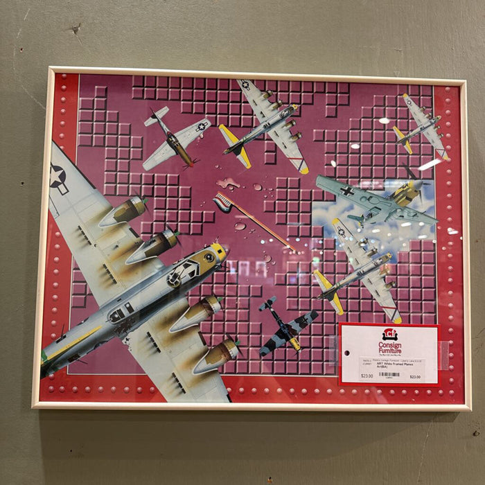 White Framed Planes Art(BA)