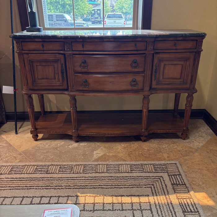 Carved Stonetop Laura Ashley Buffet(IKH)