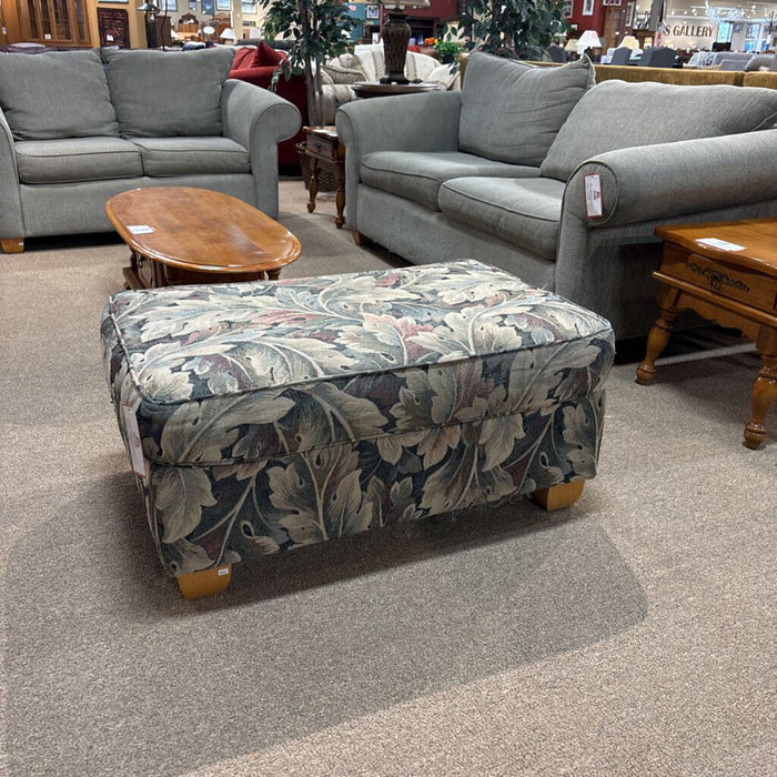 Floral Rectangular Ottoman(AT)