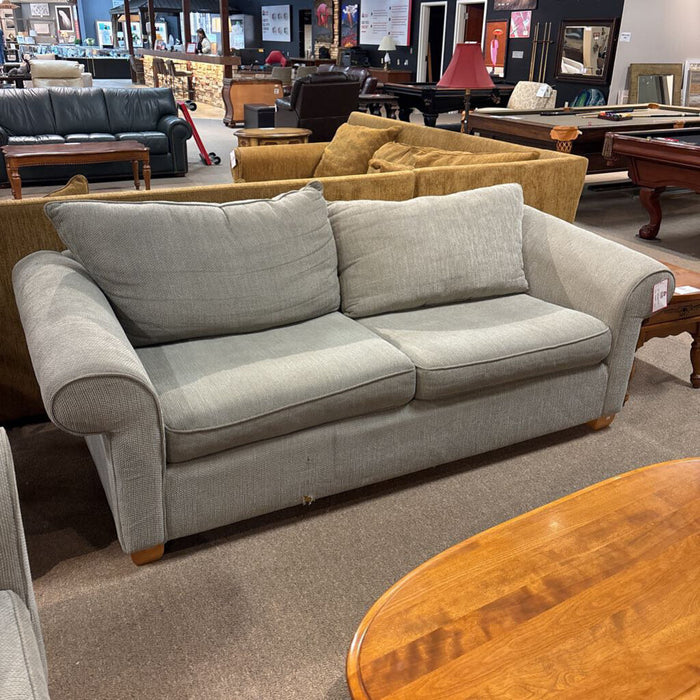 2C Green/Tan Fabric Sofa(BTK)