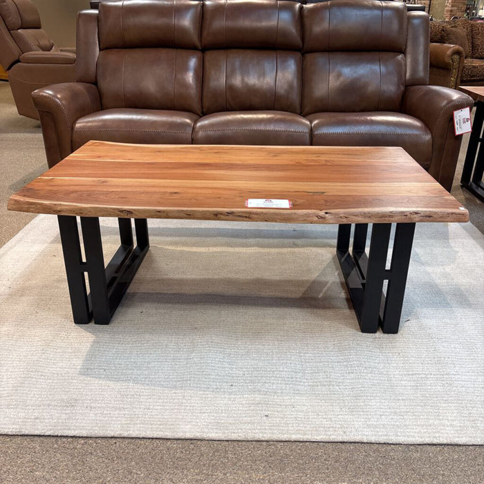 Lightwood Metal Coffee Table (ATH)