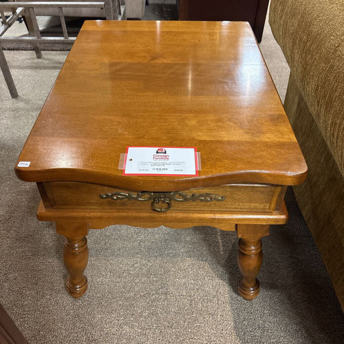 Maple 1-Drawer End-Table (TI)
