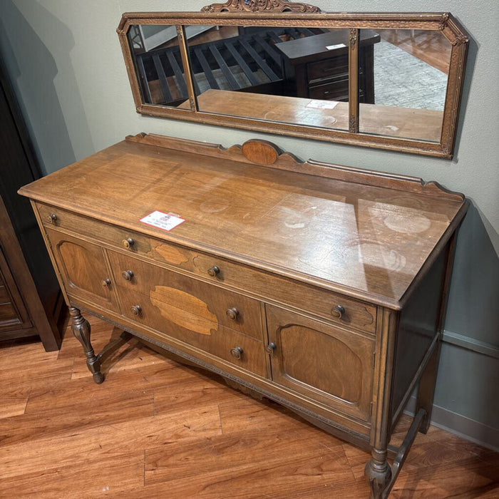DW Antique Credenza with Mirror (ATH)