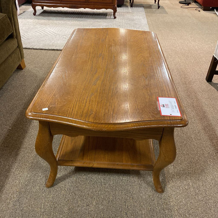 2-Tier Oak Rect. Coffee Table (TI)