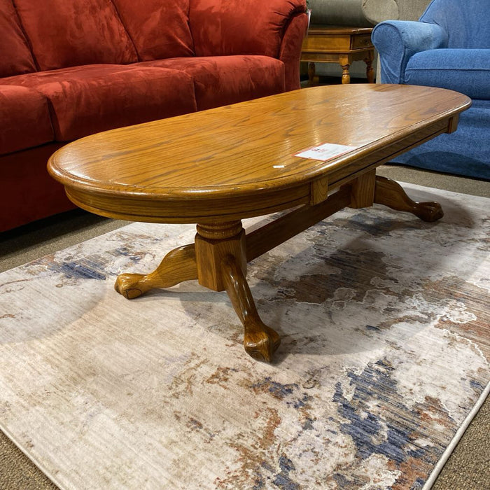 Round Oak Coffee Table (KL)