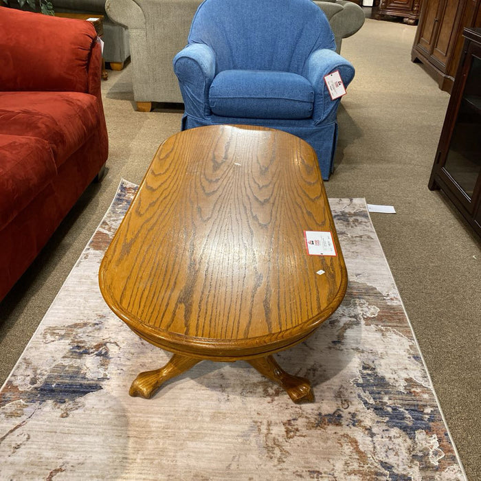 Round Oak Coffee Table (KL)