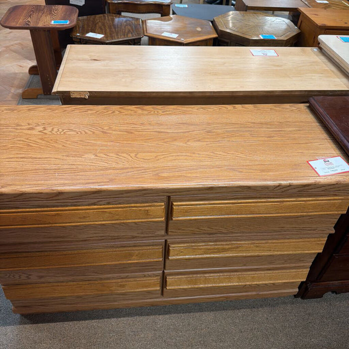 Oak 6-Drawer Dresser(BAH)