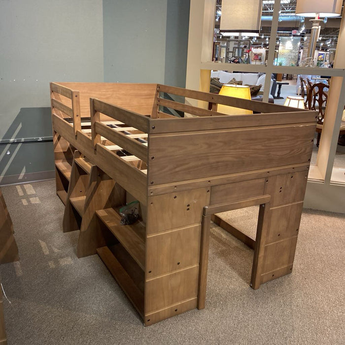 Brown-ish Max+Lily Loft Bedframe(BTK)