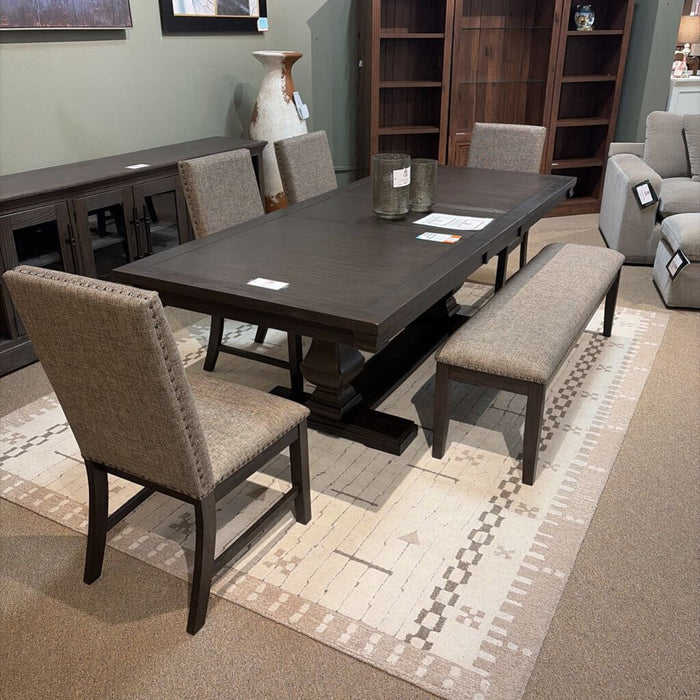Southlake Dining Table + 4 Chairs + Bench (BSHH)