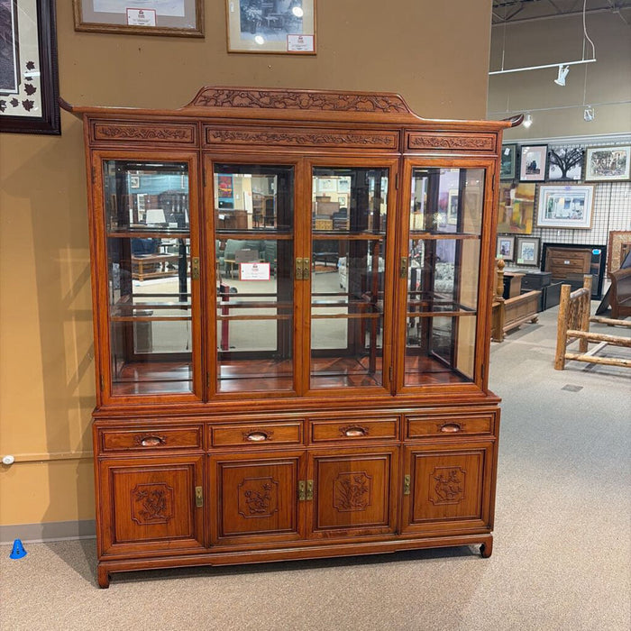 Oriental Carved 2PC Hutch(MKH)