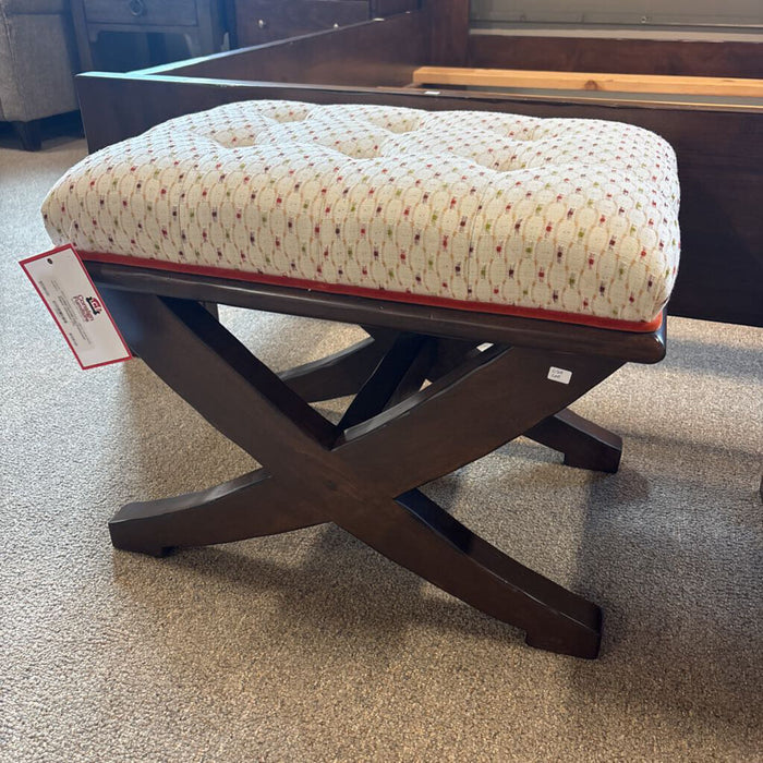 DW Patterned Fabric Ottoman (TI)