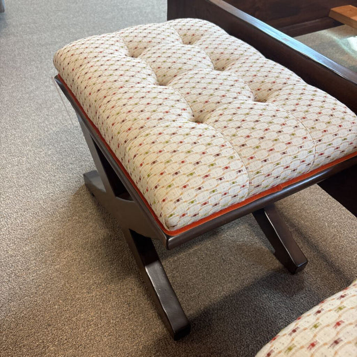 DW Patterned Fabric Ottoman (TI)