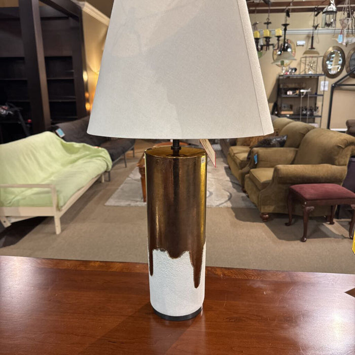 Gold/White Table Lamp(KL)