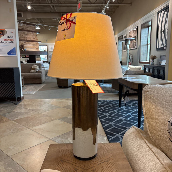 Gold/White Table Lamp(KL)