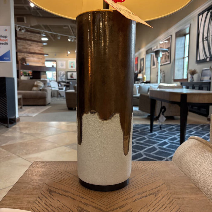Gold/White Table Lamp(KL)