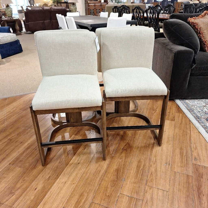 Set of 2 Counter Heigh Stools (ATT)
