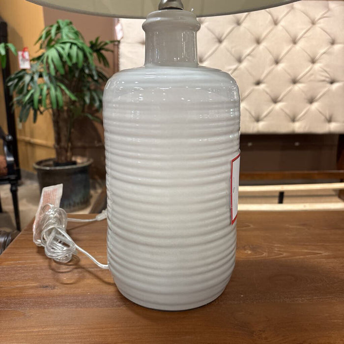 White & Grey Table Lamp (LS)