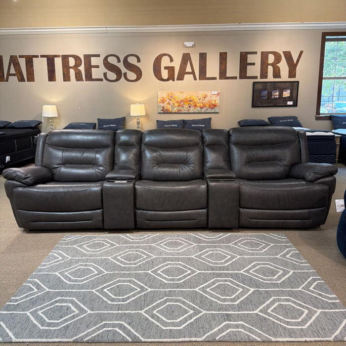 5pc Leather Electric Reclining Sofa (BIMK)