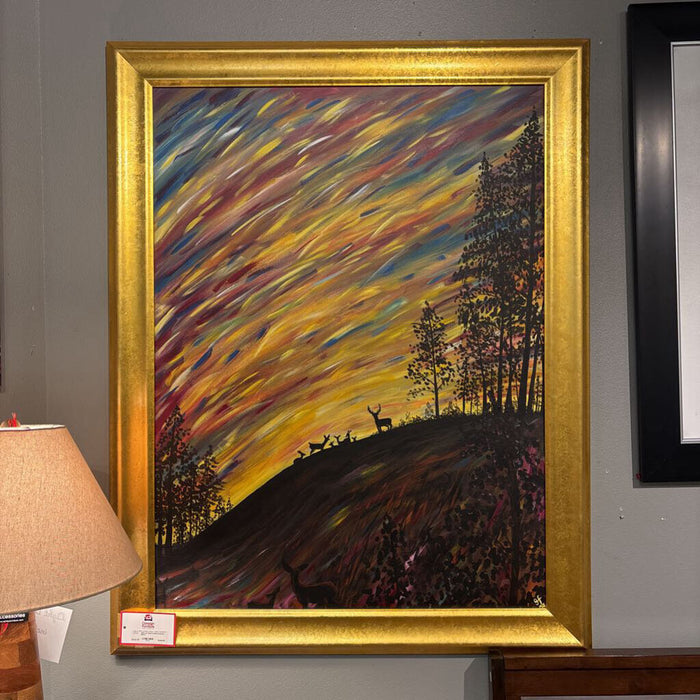 LG Gold Framed Artwork (BCK)