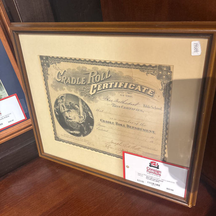 Brown Framed Certificate (BA)