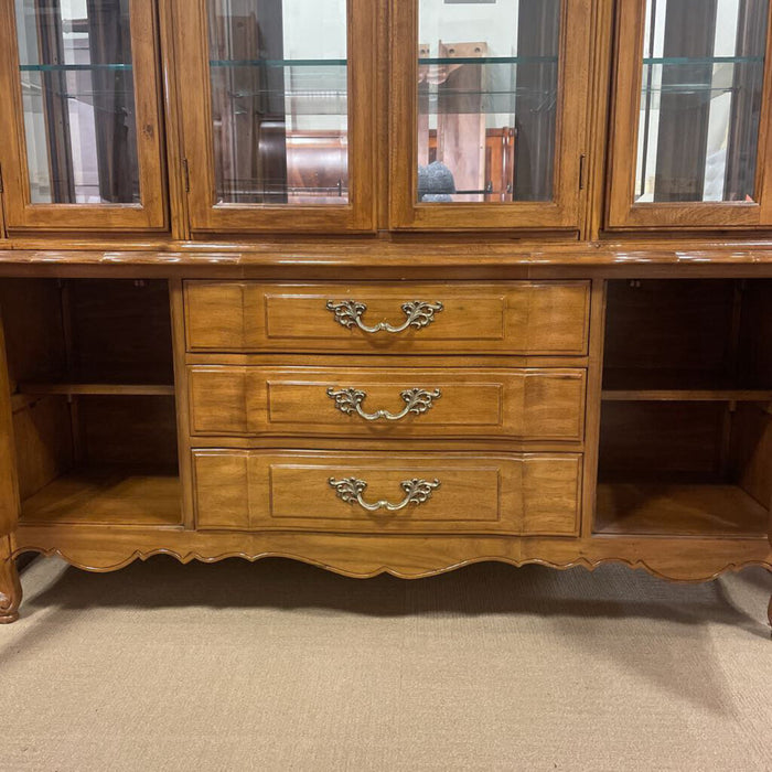 2PC Oak DR Hutch(LSH)