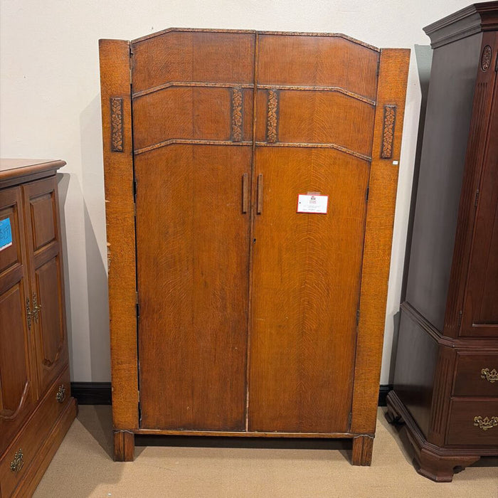 2-Door Floral Ornate Armoire(LSH)
