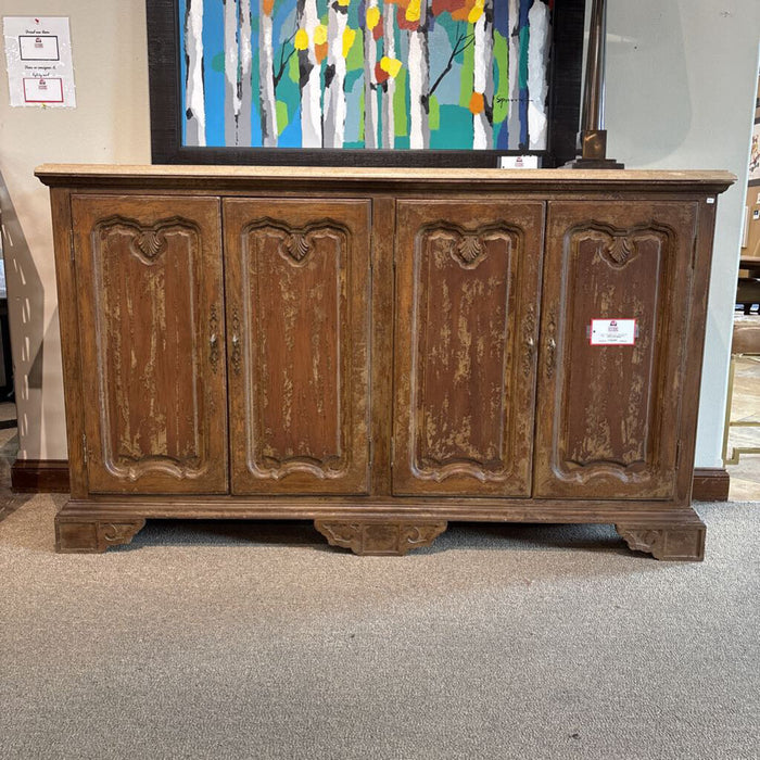 Large 4-Door Stonetop Buffet(BKHH)