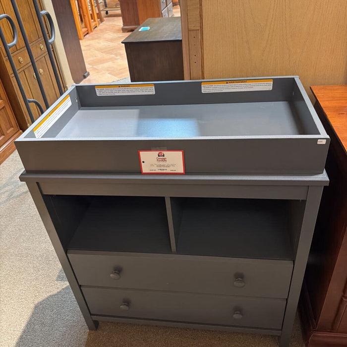 2-Drawer Grey Changing Station(LSH)