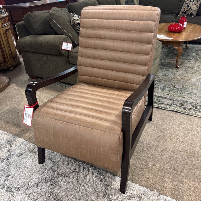 Suede Light/Dark Brown Chair(LSH)