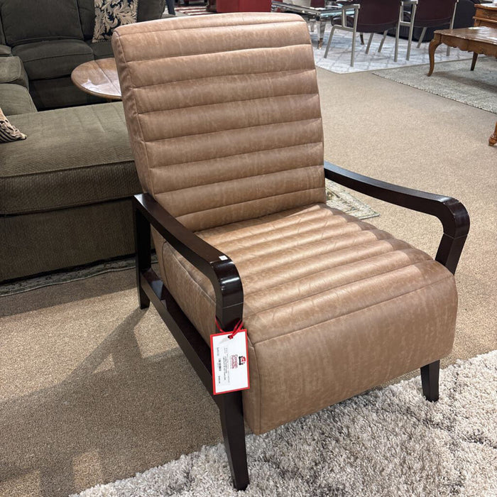Suede Light/Dark Brown Chair(LSH)