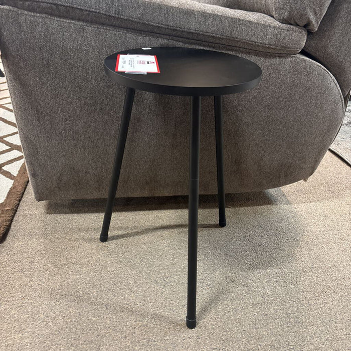 Small Round Black End Table(LH)