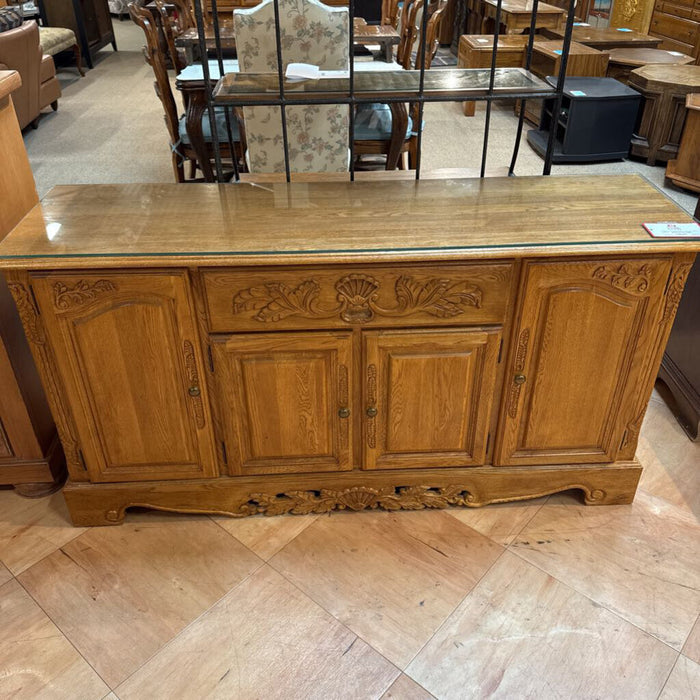 GT 4-Door Ornate Wood Buffet(BTK)