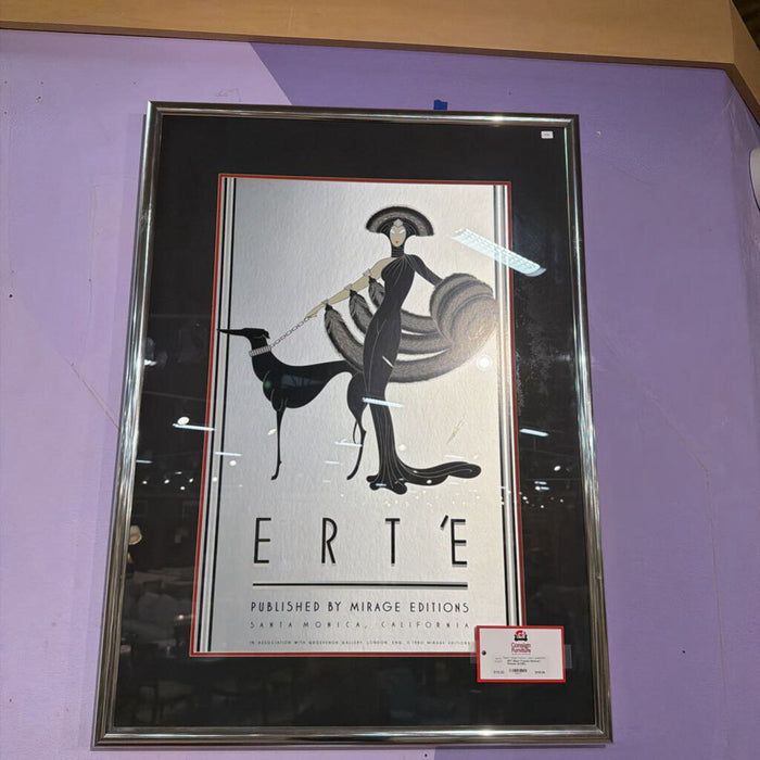 Black Framed Abstract Woman Art(SK)