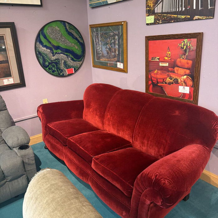 Red Fabric Sofa(KLH)