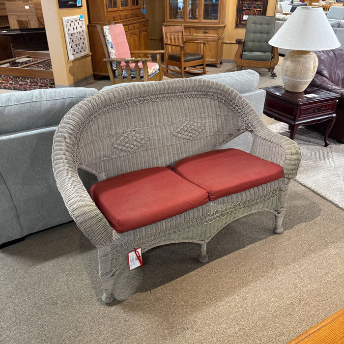 Wicker Patio Sofa w/ Cushion(BHA)