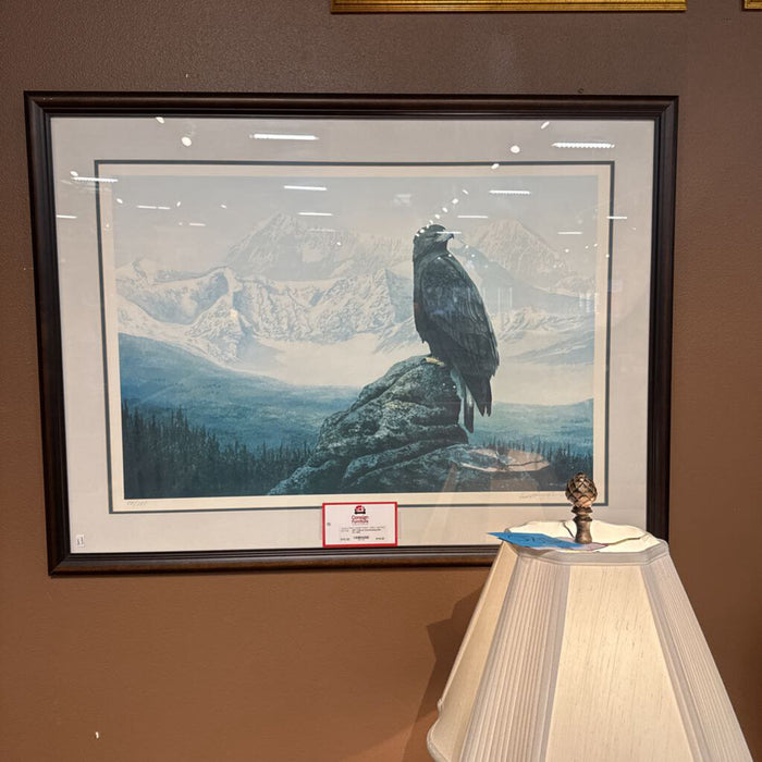 Falcon Overlooking Mtn Art (SK)