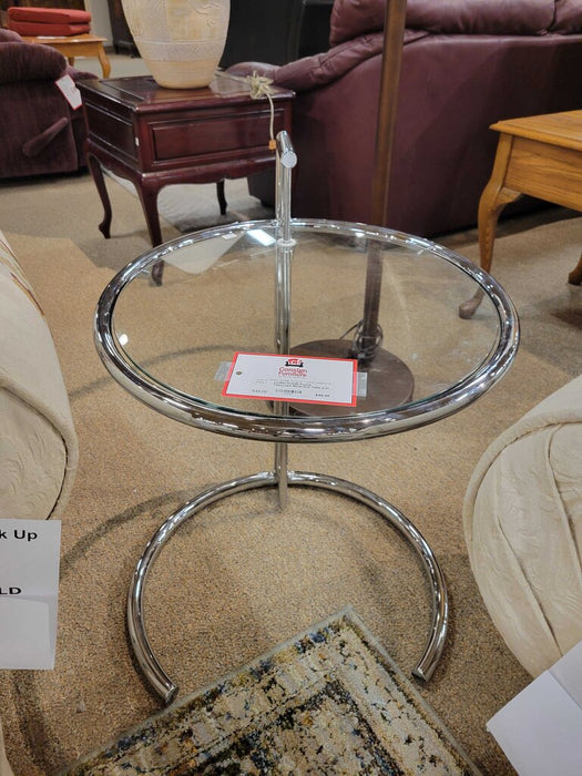 Round Telescope Metal End Table (LS)