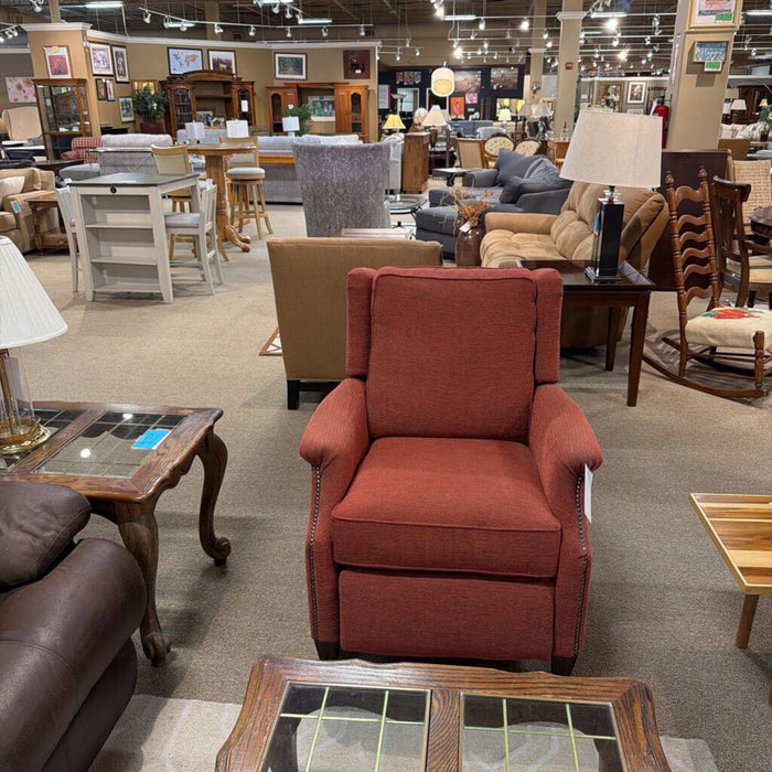 Red Fabric NH Electric Fleexsteel Recliner (ATH)