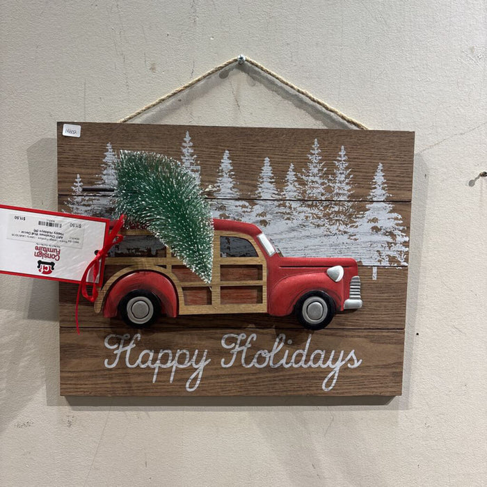 Christmas Wall Decor - Happy Holidays (M)